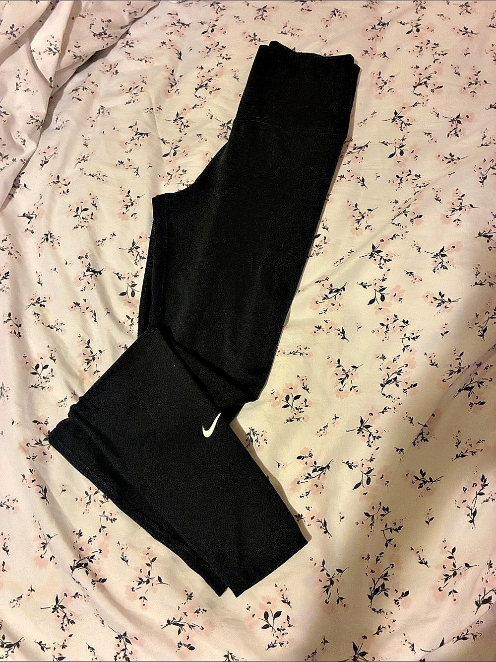 Nike Swoosh Run Leggings Black Size Small
